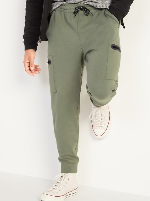 View large product image 1 of 3. Dynamic Fleece Cargo Jogger Sweatpants
