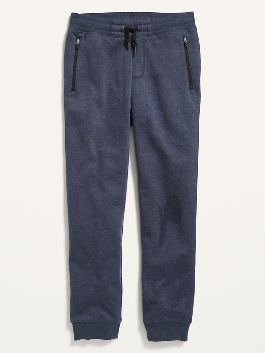 Vintage Gender-Neutral Zip-Pocket Jogger Sweatpants For Kids