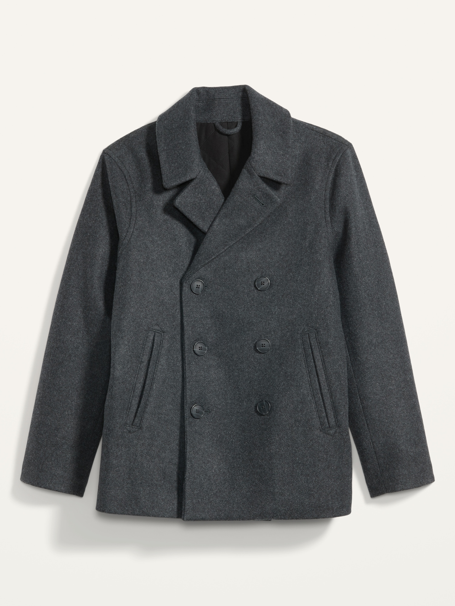 Soft Brushed Peacoat for Men Old Navy