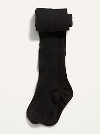 Solid Cable-Knit Tights for Toddler Girls Baby Old Navy
