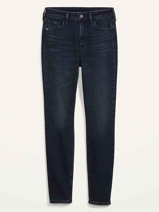 Image number 4 showing, High-Waisted Rockstar Built-In Warm Super Skinny Jeans for Women