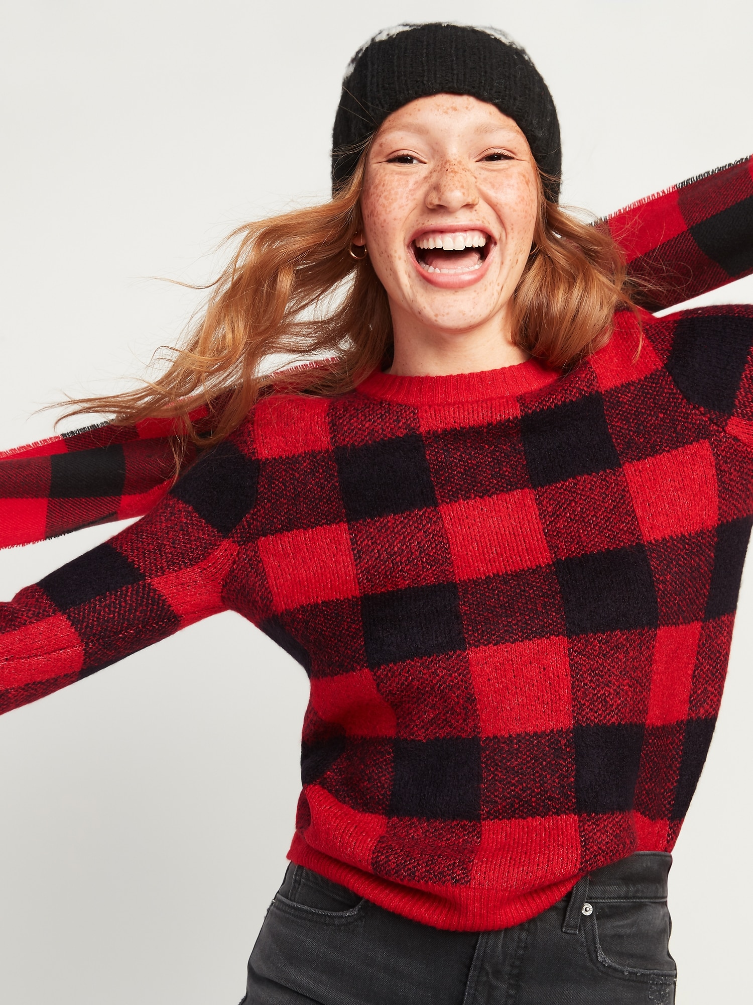 Old navy buffalo plaid on sale pullover