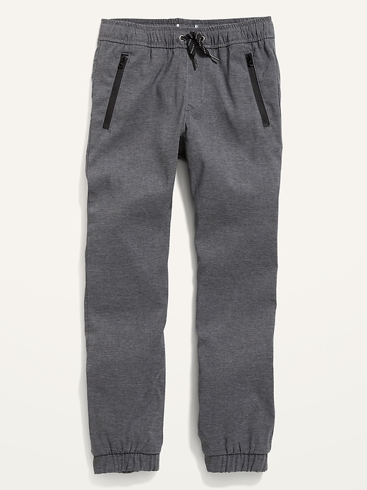 View large product image 1 of 1. Built-In Flex Dry-Quick Zip-Pocket Jogger Tech Pants For Boys