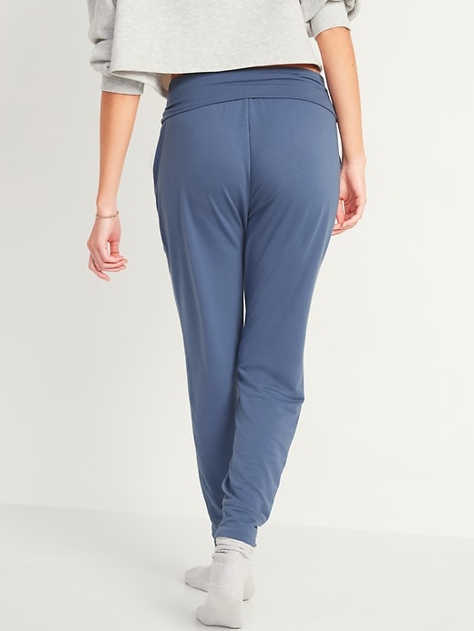 Old Navy Women's Mid-Rise Live-In Jogger Yoga Pants Sweatpants Tie