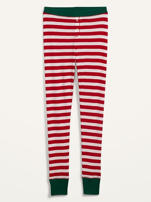NWT Old Navy Red Fair Isle Bear Thermal Knit Pajama Pants Sleep Legging  TALL M