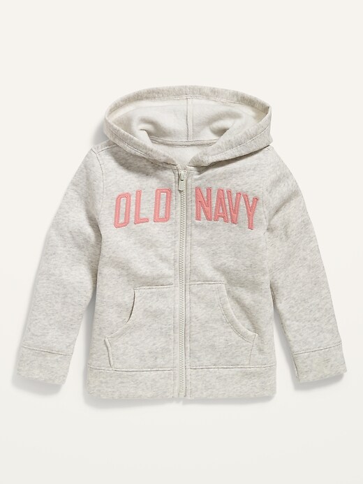 View large product image 1 of 1. Unisex Logo-Graphic Zip Hoodie for Toddler