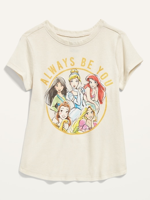 View large product image 1 of 2. Unisex Disney� Princess "Always Be You" Short-Sleeve Tee for Toddler