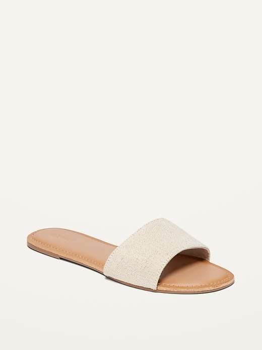 Textile Slide Sandals For Women | Old Navy