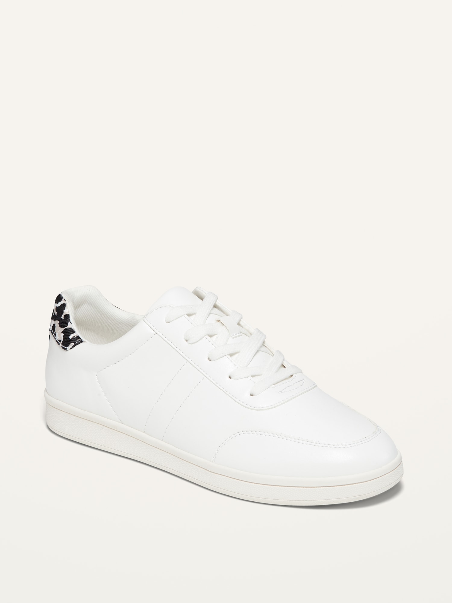 faux leather sneakers womens