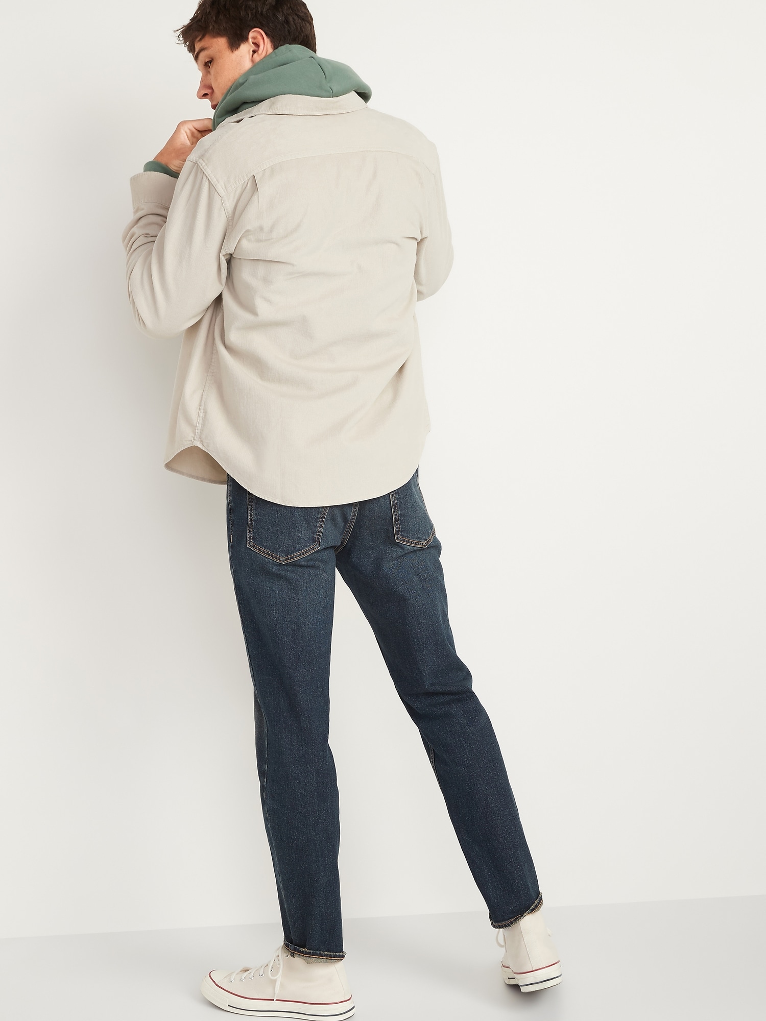 athletic ripped jeans