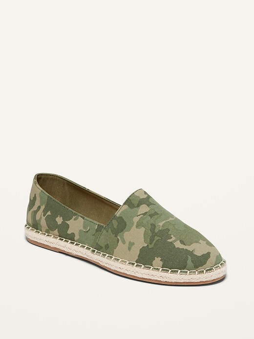 Old Navy Canvas Espadrille Flats For Women. 1