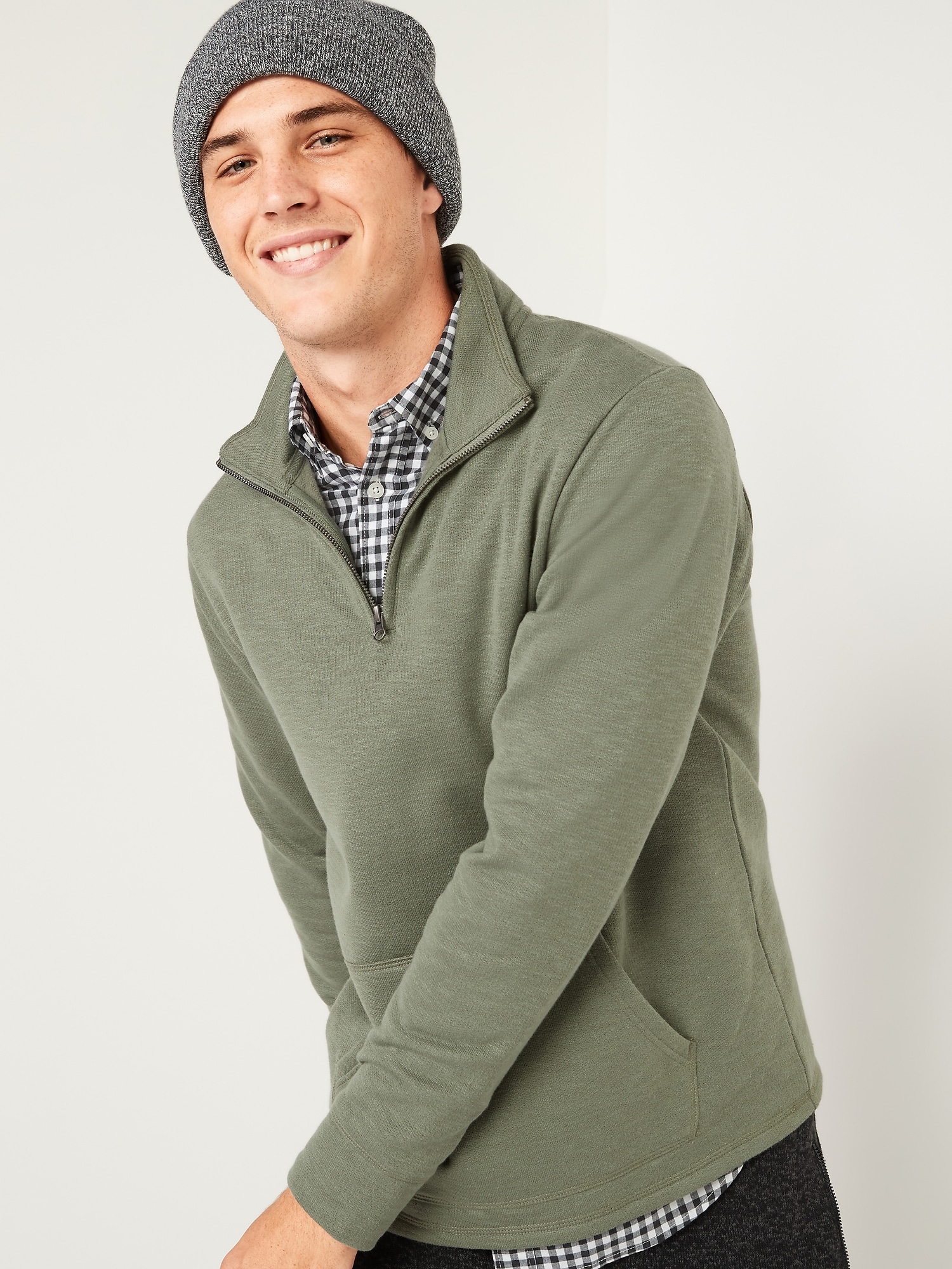 Cozy quarter clearance zip sweatshirt