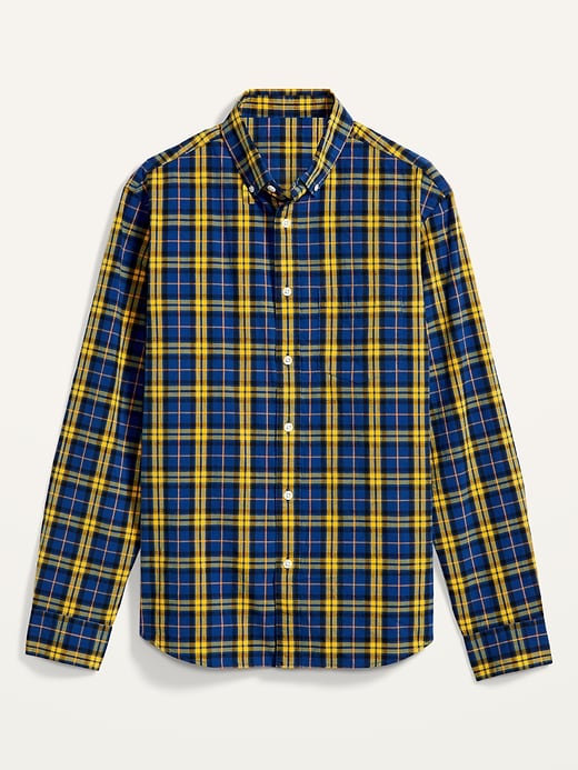 View large product image 2 of 2. Regular-Fit Built-In Flex Plaid Everyday Shirt