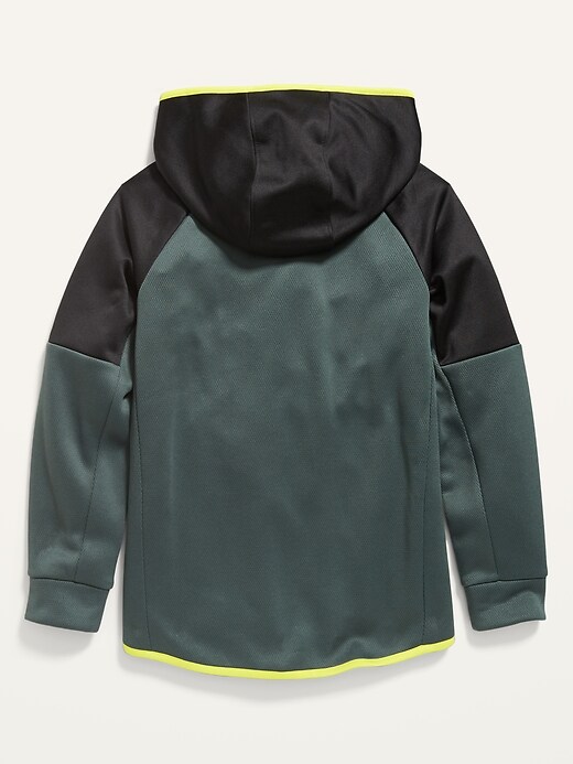View large product image 2 of 2. Color-Blocked Techie Fleece Pullover Hoodie For Boys