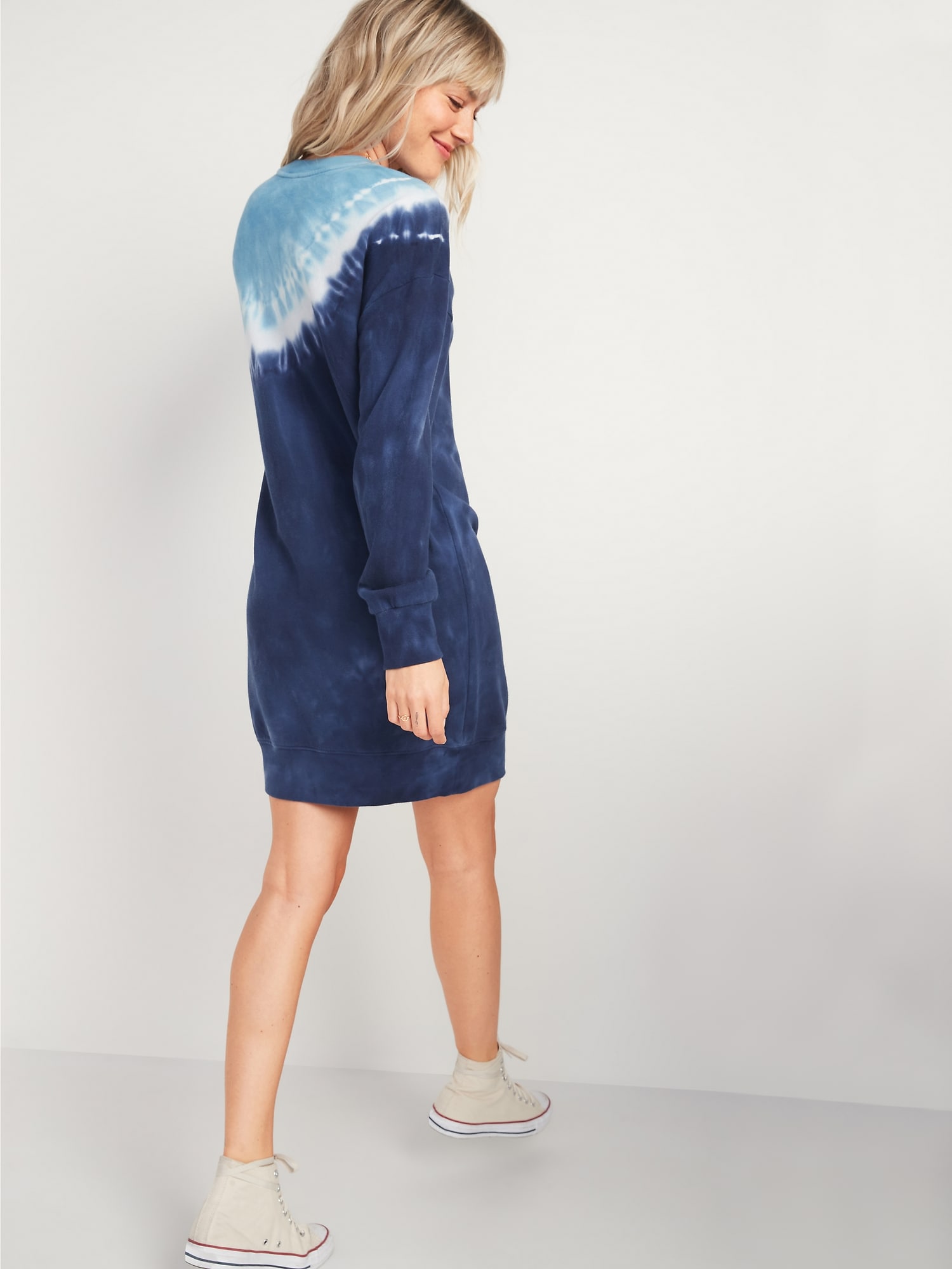 french terry sweatshirt dress