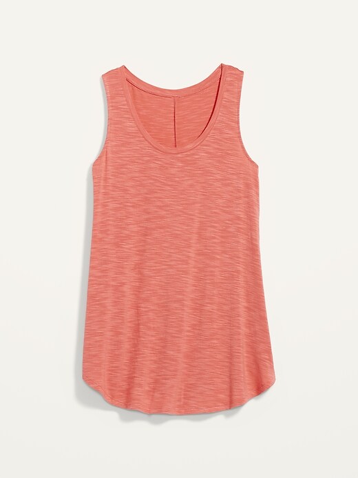 Image number 4 showing, Luxe Slub-Knit Jersey Tank Top for Women