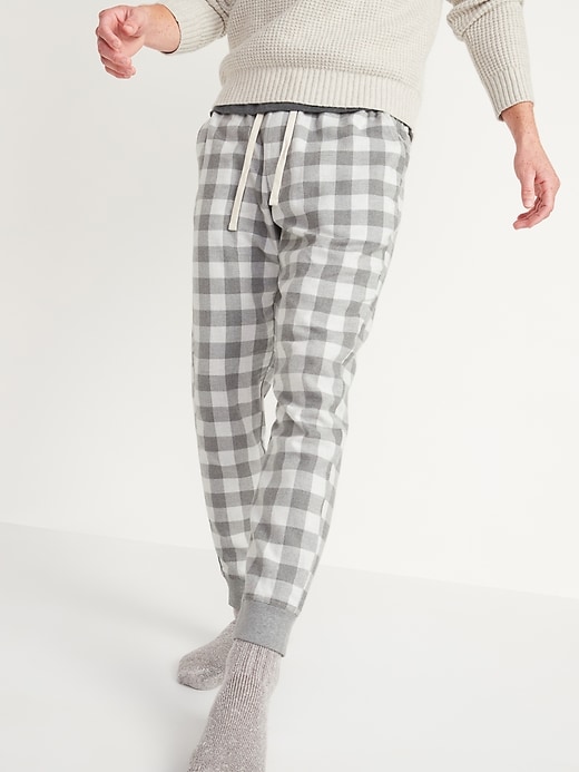 Old Navy - Patterned Flannel Jogger Pajama Pants for Men