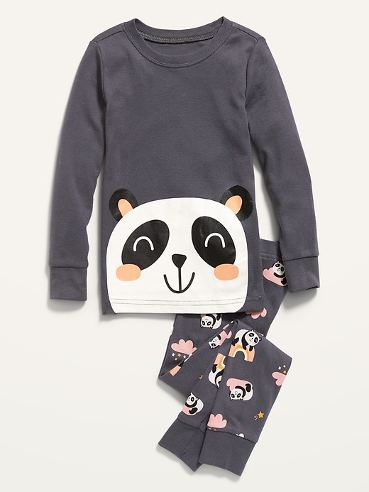 View large product image 1 of 1. Panda Pajama Set for Toddler & Baby