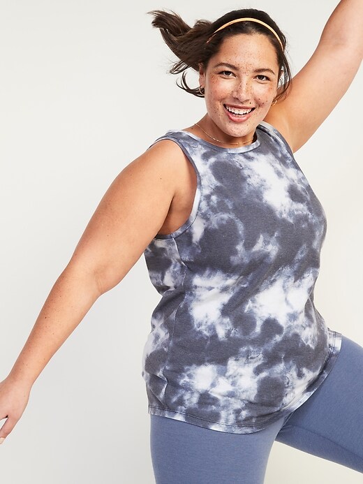 Image number 1 showing, Graphic Muscle Plus-Size Tank Top
