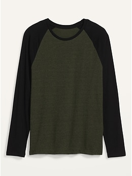 Soft-Washed Color-Block Long-Sleeve Tee | Old Navy