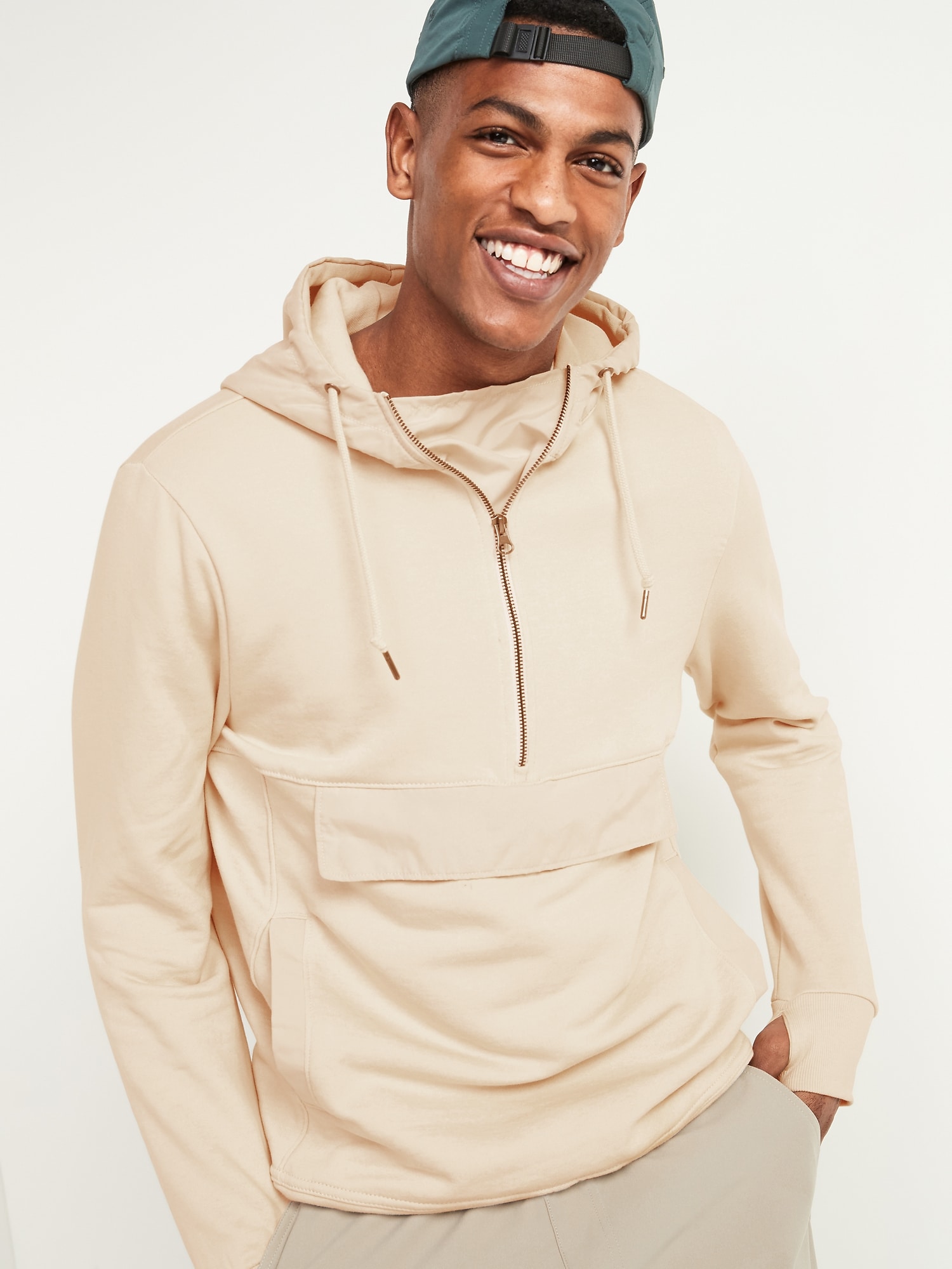 Hooded half clearance zip