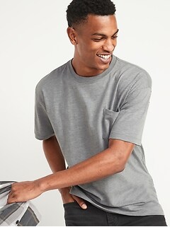 T-shirt surdimensionné ultra-doux à poche pour Homme