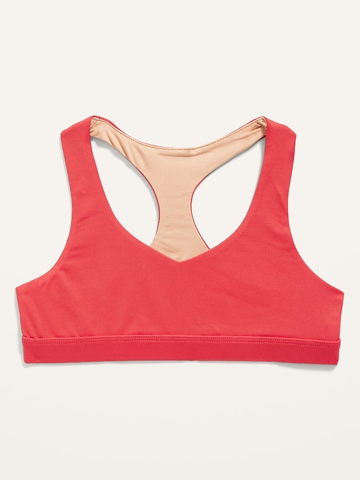 View large product image 1 of 1. Go-Dry Cutout-Back Sports Bra for Girls