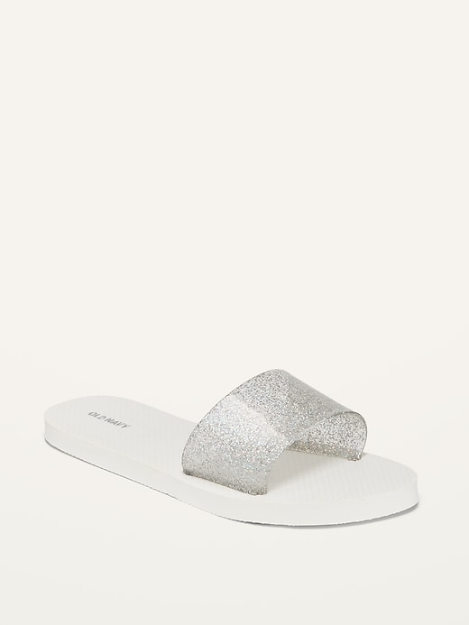 Old Navy Plant-Based Jelly Slide Flip-Flop Sandals For Women. 1