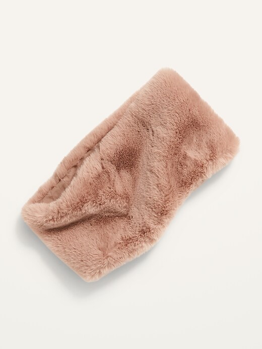 View large product image 2 of 2. Cozy Faux-Fur Neck Warmer for Women