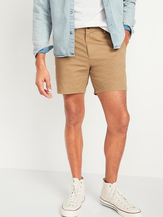View large product image 1 of 3. Slim Ultimate Chino Shorts -- 6-inch inseam