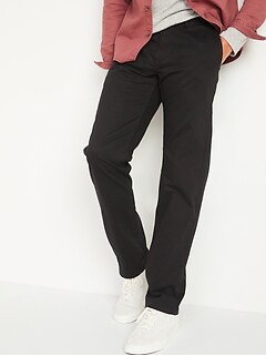 Pantalon chino ample non extensible d'aspect usé pour homme