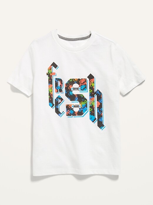 View large product image 1 of 1. Short-Sleeve Graphic T-Shirt For Boys