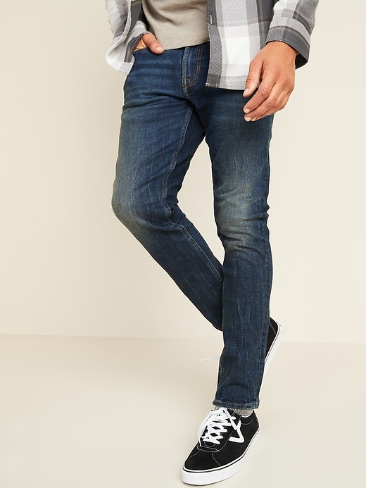 Image number 1 showing, Skinny Built-In Flex Medium-Wash Jeans