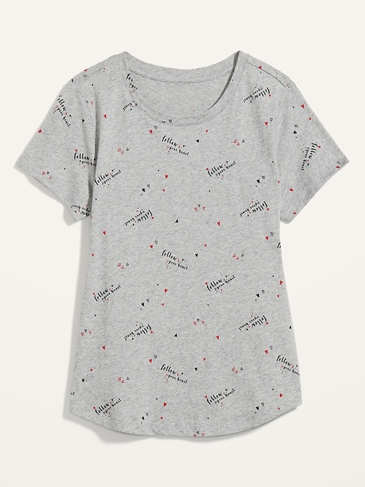 L'image numéro 4 présente T-shirt à manches courtes tout-aller à motifs pour femme