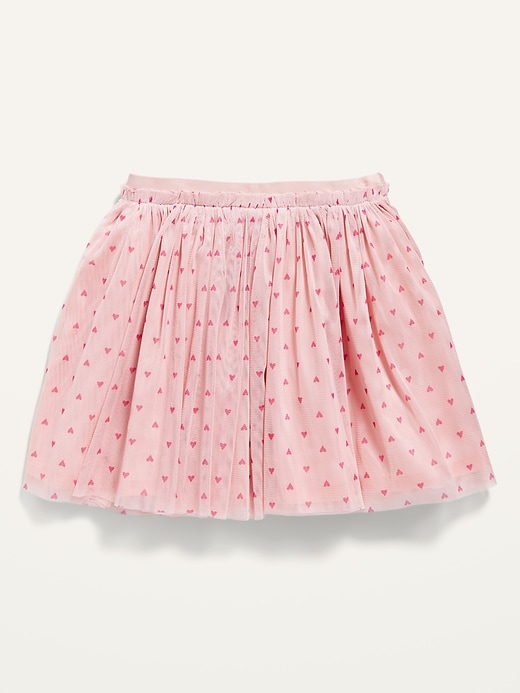 Old Navy Valentine Heart-Print Tulle Tutu Skirt for Toddler Girls. 1