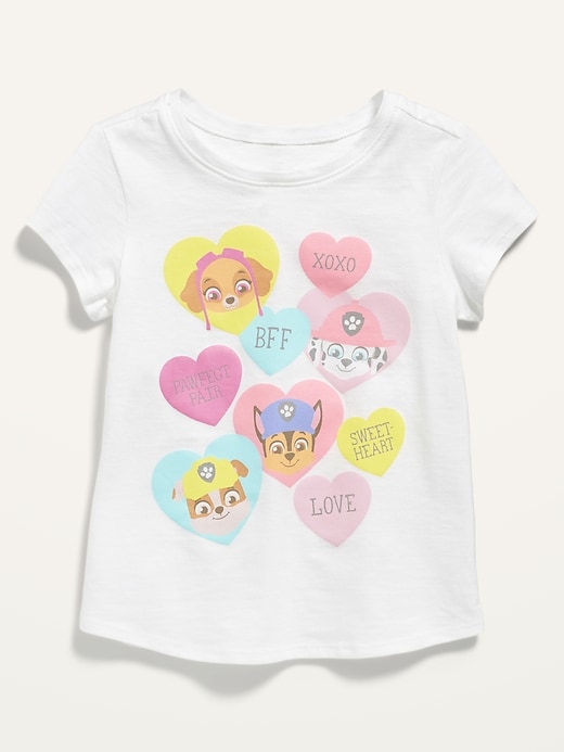 Old Navy Paw Patrol&#153 Valentine-Graphic Short-Sleeve Tee for Toddler Girls. 1