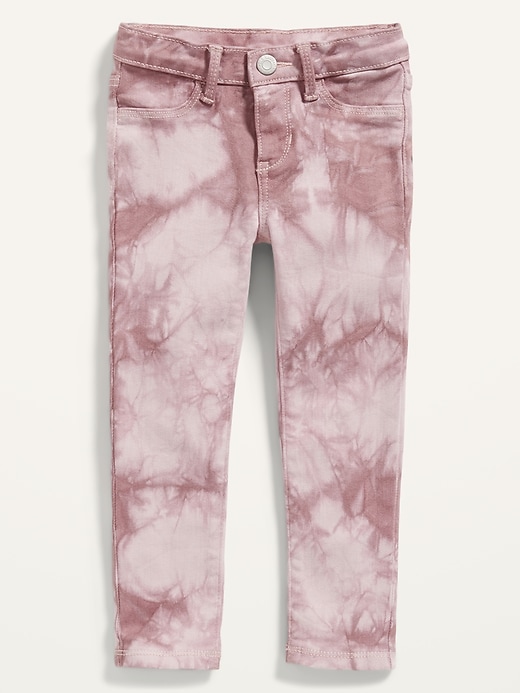 View large product image 1 of 2. Unisex Ballerina Built-In Tough Tie-Dye Jeggings for Toddler