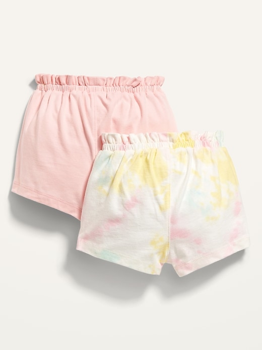 View large product image 2 of 2. 2-Pack Jersey-Knit Pull-On Shorts for Baby
