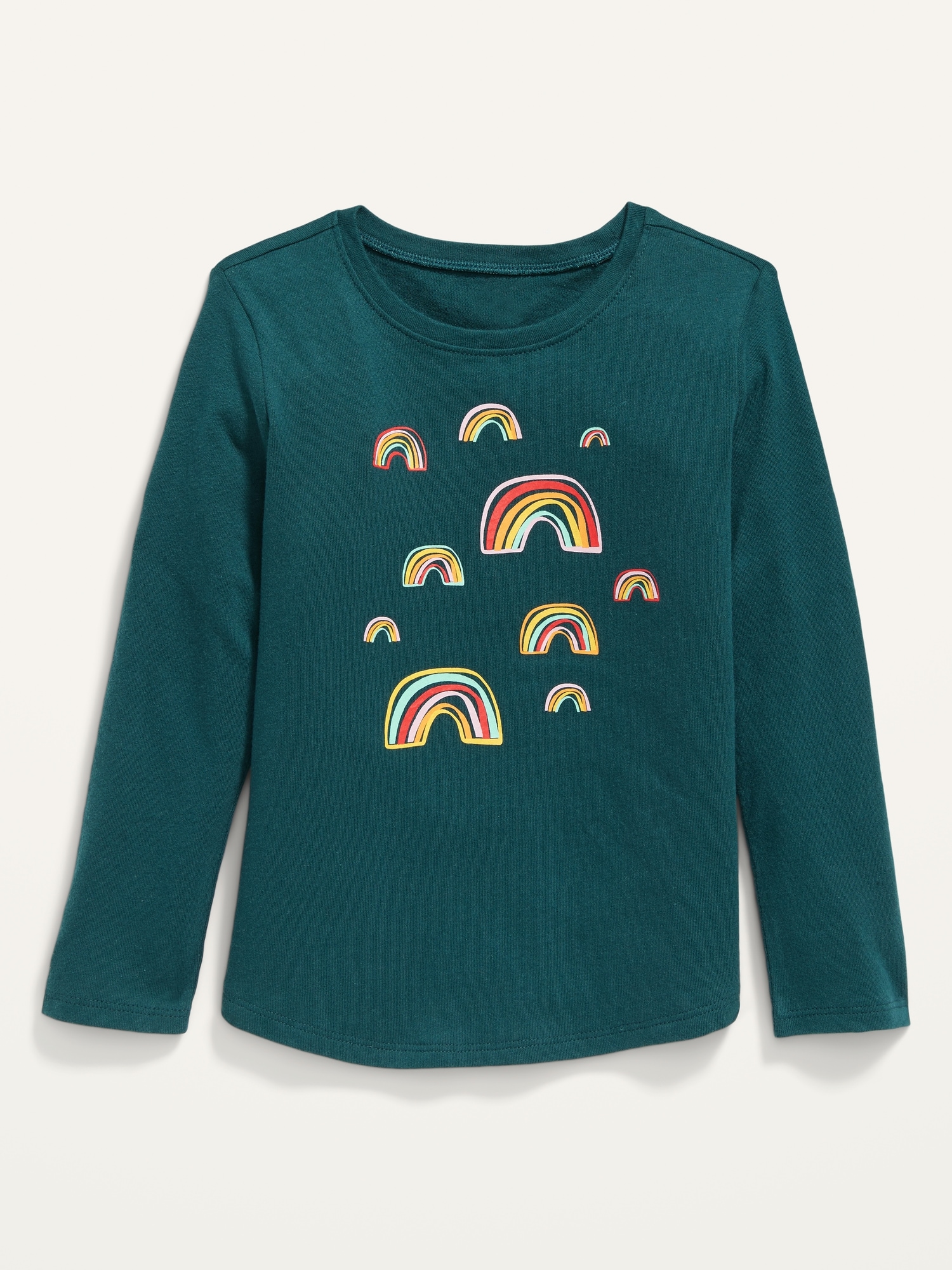 Long-Sleeve Graphic Tee for Toddler Girls