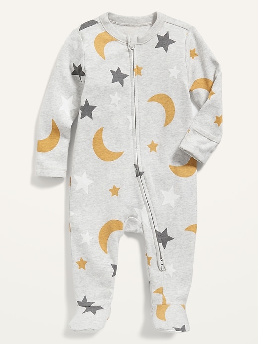 Pyjama une-pièce à pieds et mitaines rabattables pour Bébé