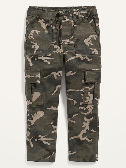 Functional Drawstring Camo Print Cargo Pants for Toddler Boys Old Navy