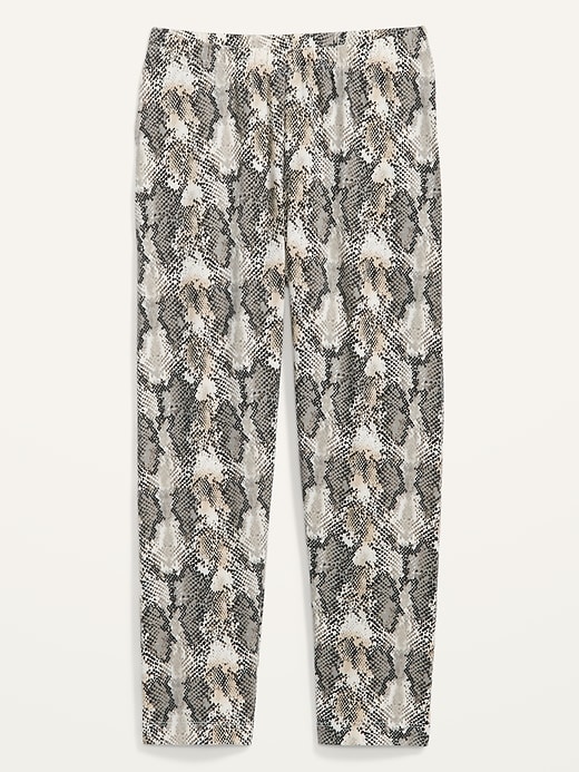 High-Waisted Printed Cropped Leggings