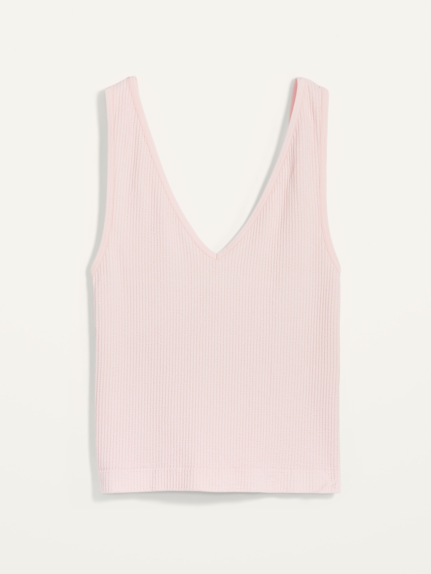 INC Womens V-Neck Ribbed Tank Top