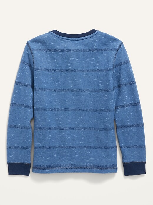 View large product image 2 of 2. Cozy Long-Sleeve Henley For Boys