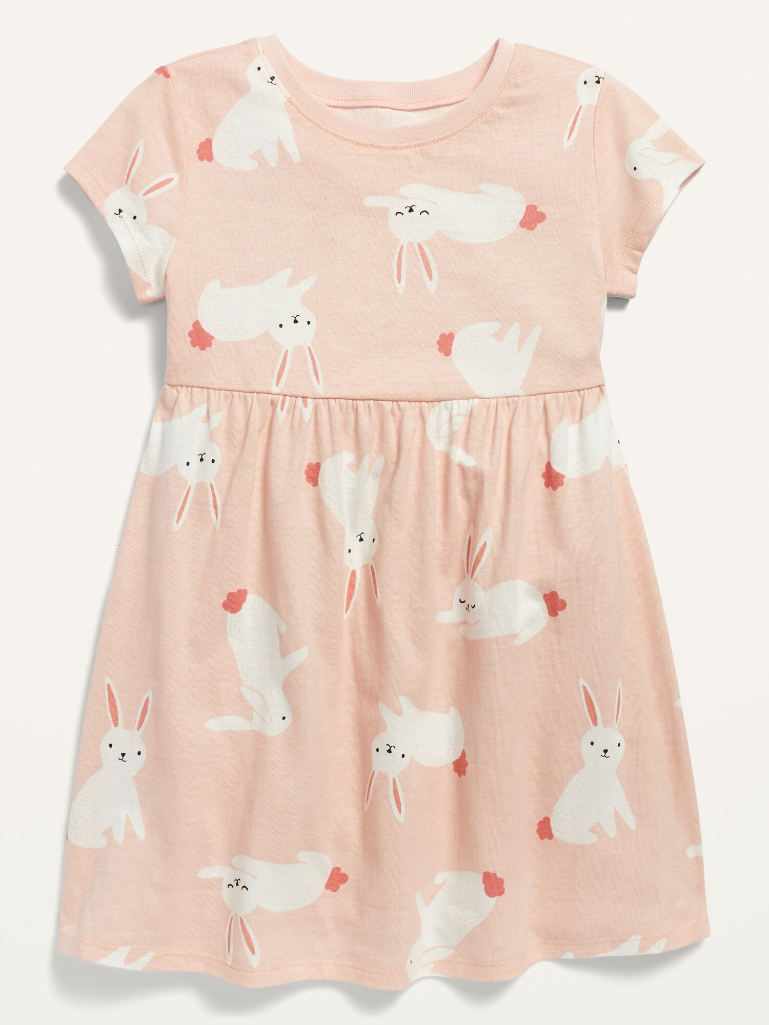Fit & Flare Short-Sleeve Jersey Dress for Toddler Girls | Old Navy