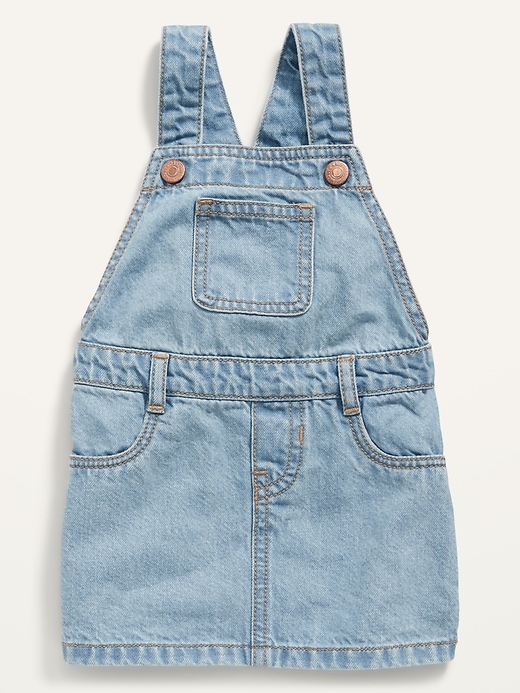 View large product image 1 of 2. Light-Wash Jean Skirtall for Baby