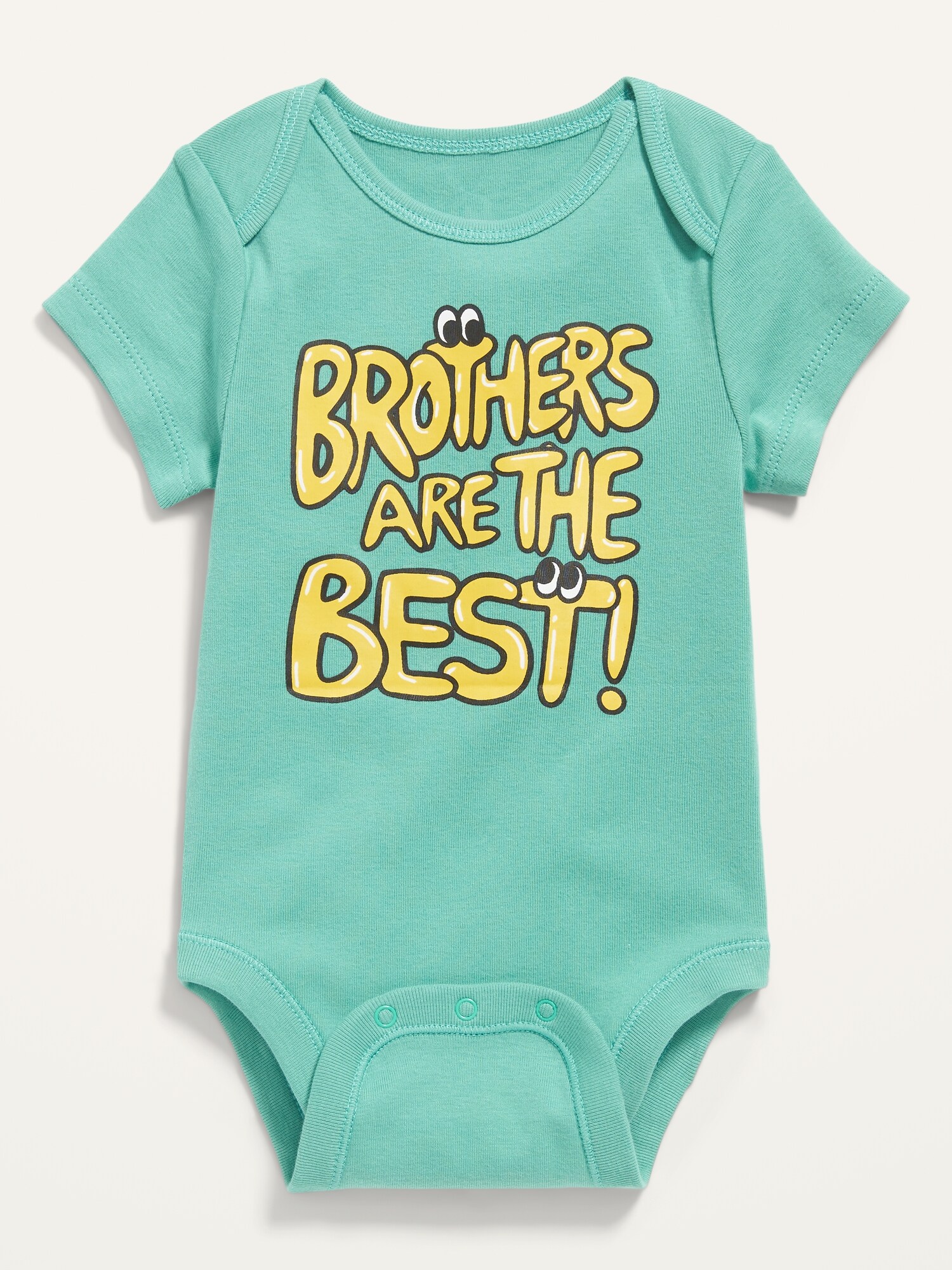 Baby Boys Short Sleeve Best Lil Bro Graphic Bodysuit