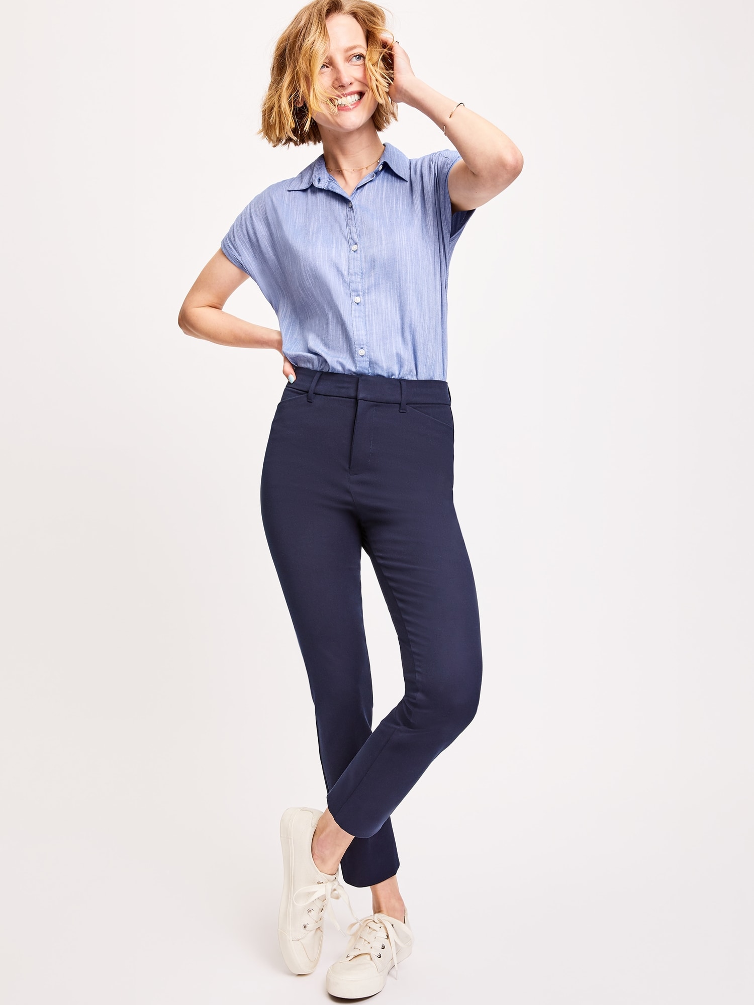 High-Waisted Pixie Ankle Pants for Women | Old Navy