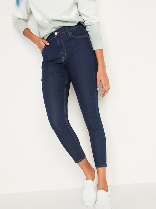 dark wash super skinny jeans