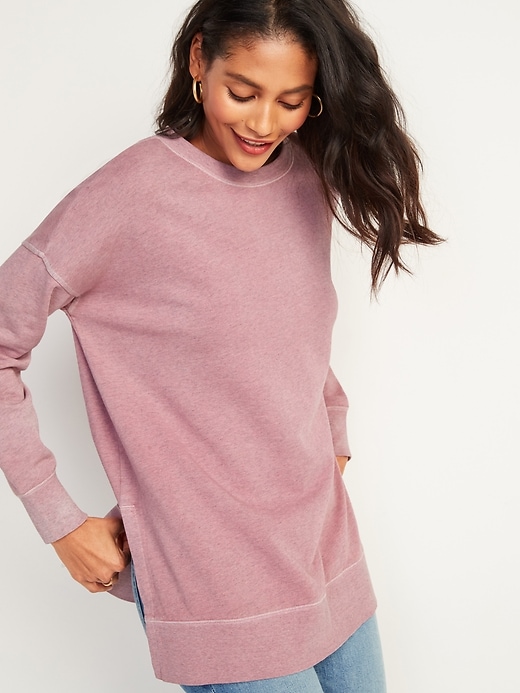 womens tunic sweatshirt